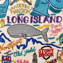 Load image into Gallery viewer, Long Island Hand-Embroidered Pillow Pillow catstudio 
