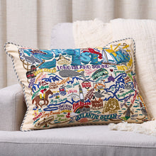 Load image into Gallery viewer, Long Island Hand-Embroidered Pillow Pillow catstudio 
