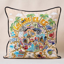 Load image into Gallery viewer, Los Angeles Hand-Embroidered Pillow Pillow catstudio 
