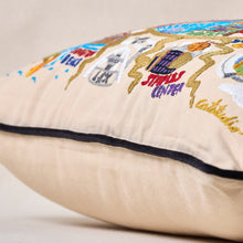 Load image into Gallery viewer, Los Angeles Hand-Embroidered Pillow Pillow catstudio 
