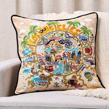 Load image into Gallery viewer, Los Angeles Hand-Embroidered Pillow Pillow catstudio 

