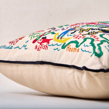 Load image into Gallery viewer, Louisiana Hand-Embroidered Pillow Pillow catstudio 
