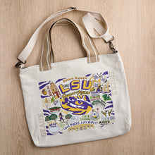 Load image into Gallery viewer, Louisiana State University Collegiate Tote Bag Collegiate Collegiate Tote Bag catstudio 
