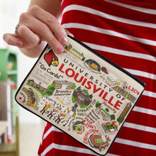Load image into Gallery viewer, Louisville, University of Collegiate Zip Pouch Pouch catstudio 
