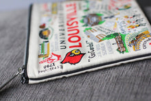 Load image into Gallery viewer, Louisville, University of Collegiate Zip Pouch Pouch catstudio 
