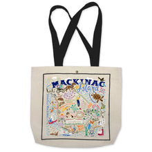 Load image into Gallery viewer, Mackinac Island Tote Bag Canvas Tote Bag catstudio 
