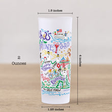 Load image into Gallery viewer, Martha's Vineyard Shot Glass Shot Glass catstudio 
