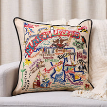 Load image into Gallery viewer, Maryland Hand-Embroidered Pillow Pillow catstudio 
