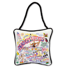 Load image into Gallery viewer, Maryland woven Mini Pillow Ornament by catstudio
