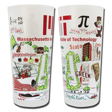 Load image into Gallery viewer, Massachusetts Institute of Technology (MIT) Collegiate Drinking Glass Glass catstudio
