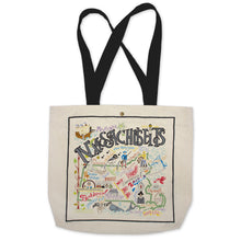 Load image into Gallery viewer, Massachusetts Tote Bag Canvas Tote Bag catstudio 

