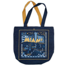 Load image into Gallery viewer, Miami Denim Tote Bag Denim Tote Bag catstudio 
