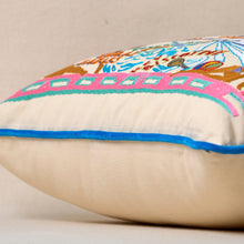 Load image into Gallery viewer, Miami Hand-Embroidered Pillow Pillow catstudio 
