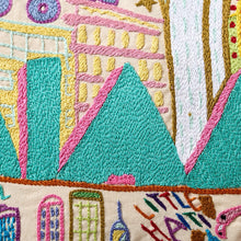 Load image into Gallery viewer, Miami Hand-Embroidered Pillow Pillow catstudio 

