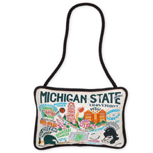 Load image into Gallery viewer, Michigan State University Collegiate Mini Pillow Ornament Mini Pillow catstudio

