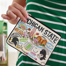 Load image into Gallery viewer, Michigan State University Collegiate Zip Pouch Pouch catstudio
