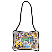 Load image into Gallery viewer, Michigan, University of Collegiate Mini Pillow Ornament Mini Pillow catstudio 
