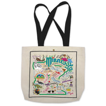 Load image into Gallery viewer, Minnesota Tote Bag Canvas Tote Bag catstudio 
