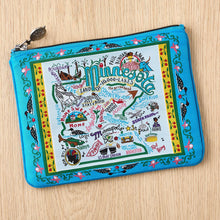 Load image into Gallery viewer, Minnesota Zip Pouch - Pattern Pouch catstudio 

