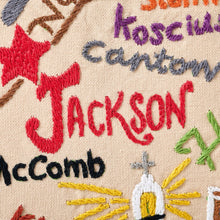 Load image into Gallery viewer, Mississippi Hand-Embroidered Pillow Pillow catstudio 
