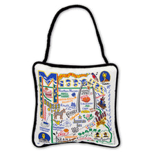 Load image into Gallery viewer, Missouri woven Mini Pillow Ornament by catstudio
