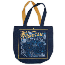 Load image into Gallery viewer, Montana Denim Tote Bag Denim Tote Bag catstudio 
