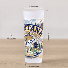 Load image into Gallery viewer, Montana State University Collegiate Shot Glass Shot Glass catstudio 

