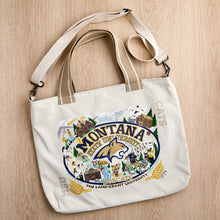 Load image into Gallery viewer, Montana State University Collegiate Tote Bag Collegiate Collegiate Tote Bag catstudio 
