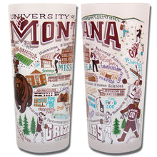 Load image into Gallery viewer, Montana, University of Collegiate Drinking Glass Glass catstudio 
