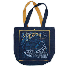 Load image into Gallery viewer, Nantucket Denim Tote Bag Denim Tote Bag catstudio 
