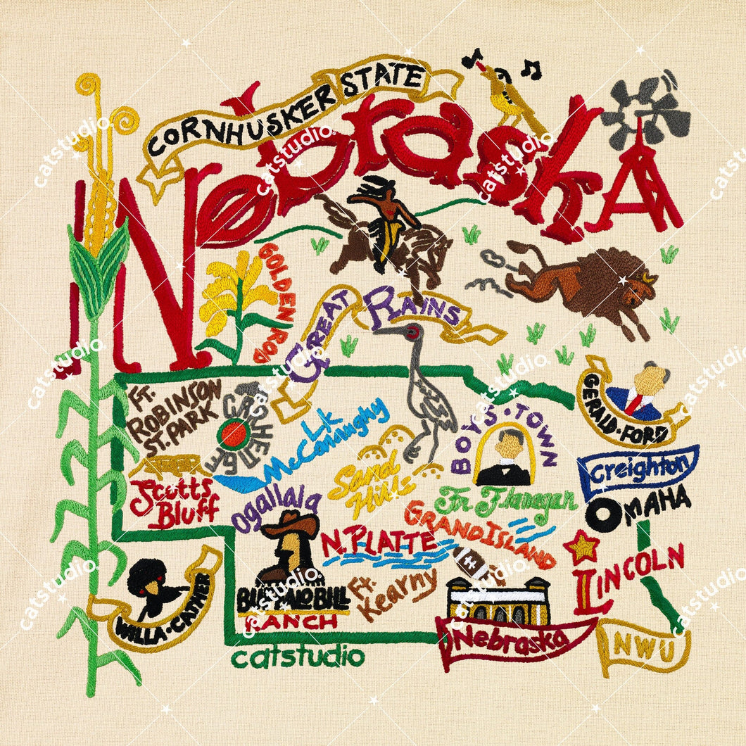 Nebraska Fine Art Print | State Collection by catstudio – catstudio