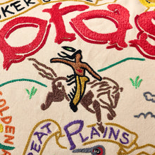 Load image into Gallery viewer, Nebraska Hand-Embroidered Pillow Pillow catstudio 
