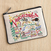 Load image into Gallery viewer, Nebraska Zip Pouch - Natural Pouch catstudio 
