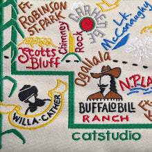 Load image into Gallery viewer, Nebraska Zip Pouch - Natural Pouch catstudio 
