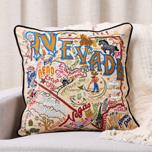 Load image into Gallery viewer, Nevada Hand-Embroidered Pillow Pillow catstudio 
