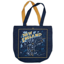 Load image into Gallery viewer, New England Denim Tote Bag Denim Tote Bag catstudio 
