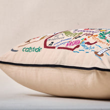 Load image into Gallery viewer, New Hampshire Hand-Embroidered Pillow Pillow catstudio 
