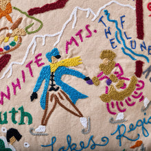 Load image into Gallery viewer, New Hampshire Hand-Embroidered Pillow Pillow catstudio 
