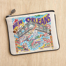 Load image into Gallery viewer, New Orleans Zip Pouch - Natural Pouch catstudio 
