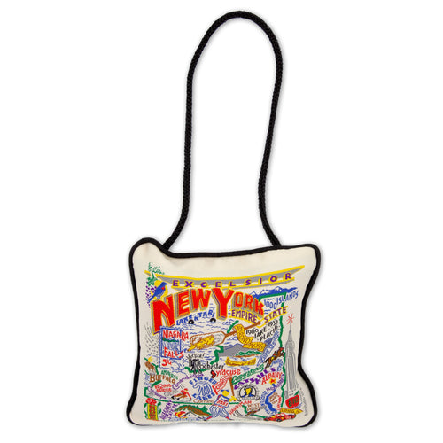 New York State woven Mini Pillow Ornament by catstudio