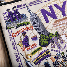Load image into Gallery viewer, New York University (NYU) Collegiate Zip Pouch Pouch catstudio 
