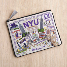 Load image into Gallery viewer, New York University (NYU) Collegiate Zip Pouch Pouch catstudio 
