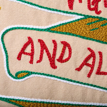Load image into Gallery viewer, Night Before Christmas Hand-Embroidered Pillow Pillow catstudio 
