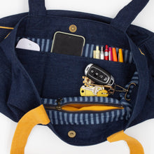 Load image into Gallery viewer, North Carolina Denim Tote Bag Denim Tote Bag catstudio 
