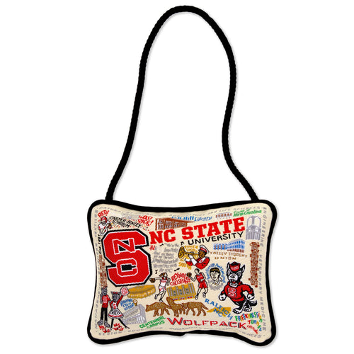 North Carolina State University Collegiate Mini Pillow Ornament Mini Pillow catstudio 