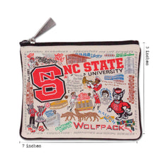 Load image into Gallery viewer, North Carolina State University Collegiate Zip Pouch Pouch catstudio
