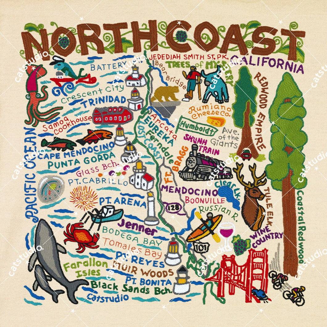 North Coast Fine Art Print Art Print catstudio