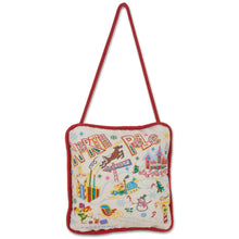 Load image into Gallery viewer, North Pole 1 Mini Piillow Ornament Mini Pillow catstudio
