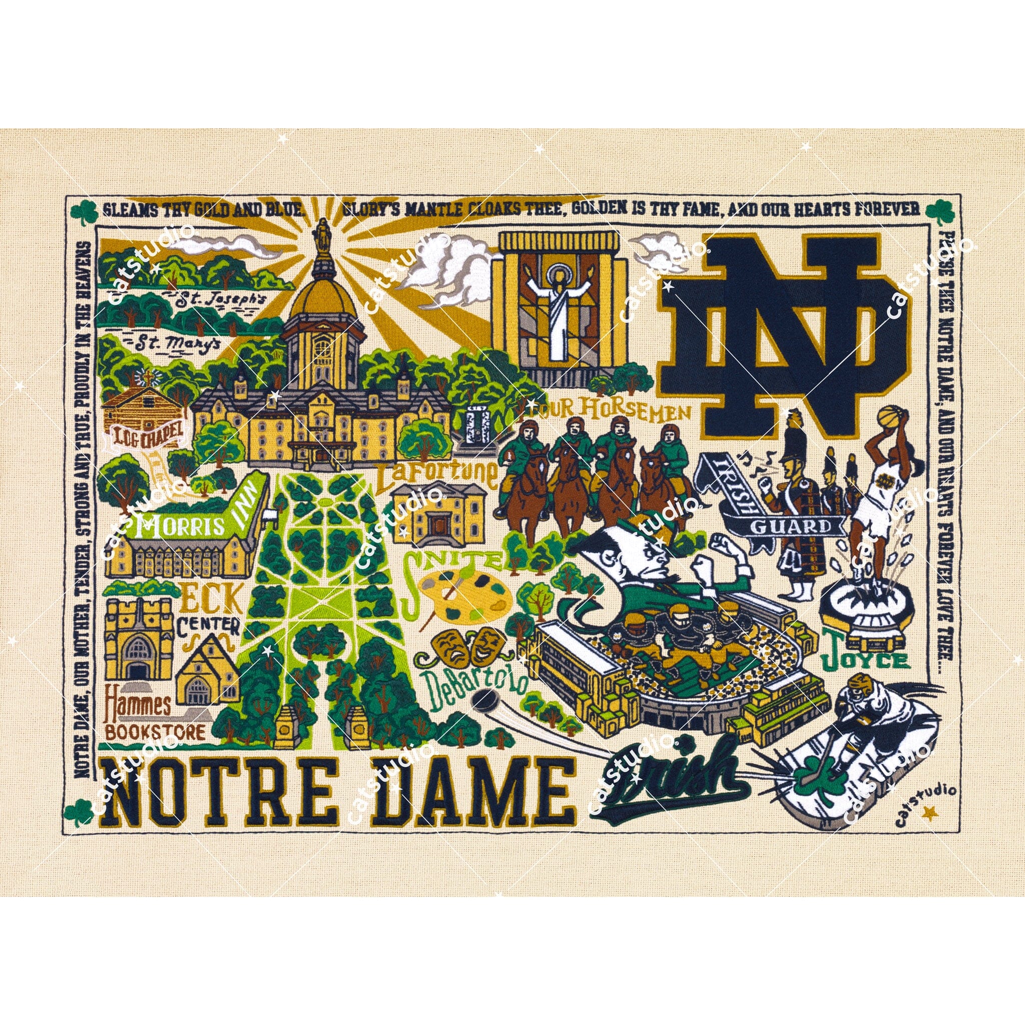 University of Notre Dame Tote Bag | Collegiate Collection by