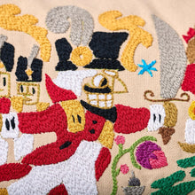 Load image into Gallery viewer, Nutcracker Hand-Embroidered Pillow Pillow catstudio 

